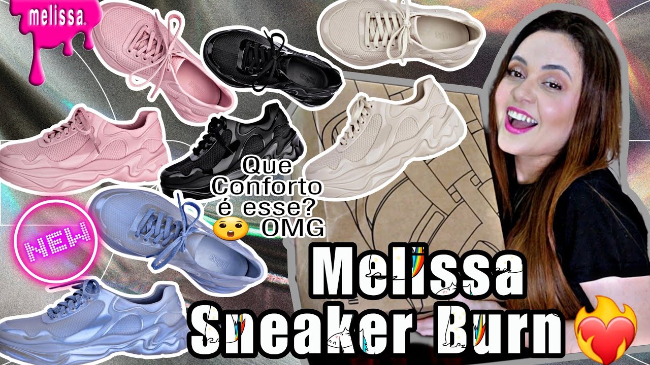 RESENHA MELISSA BURN SNEAKER -Tênis 👟 mais confortável Omg 😲