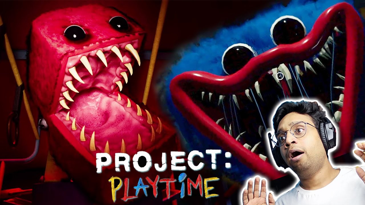 Playing PROJECT PLAYTIME for the FIRST TIME !! Horror Gameplay 😈