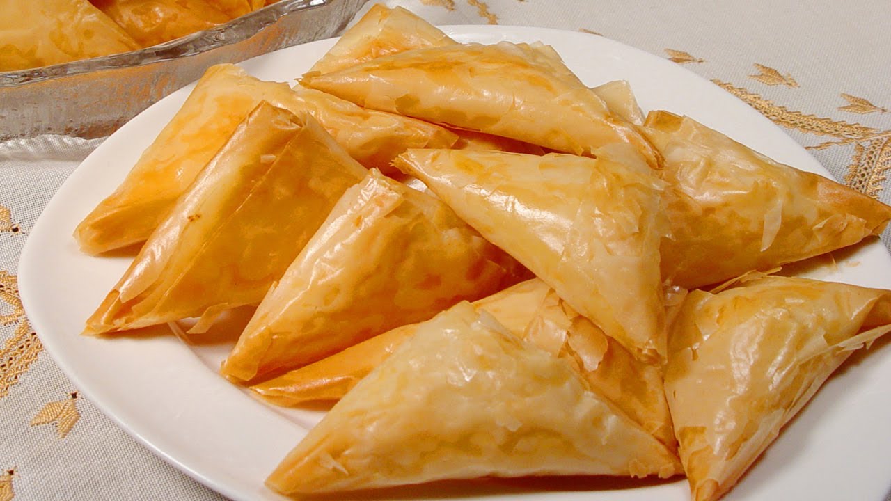 Greek Triangle Cheese Puffs (Tiropites)