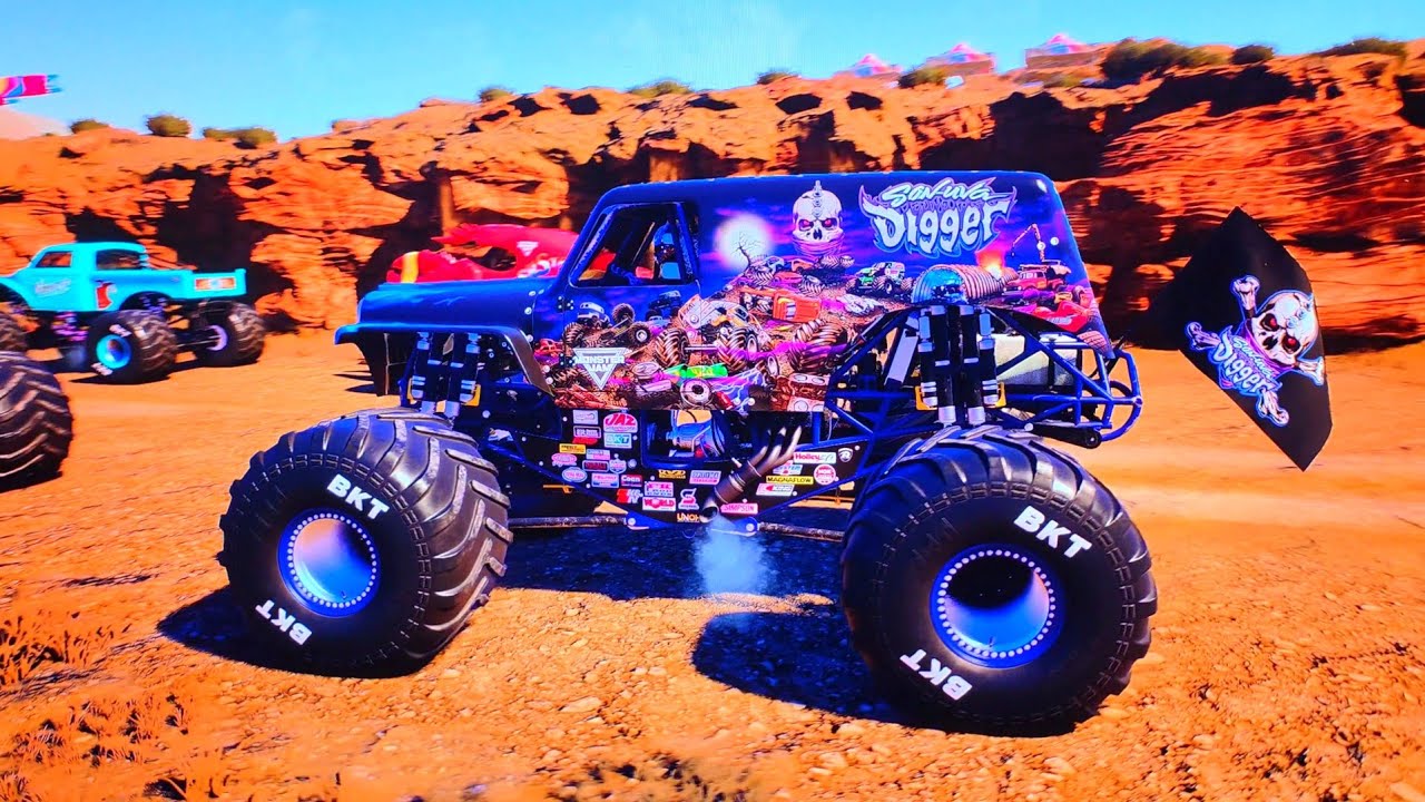 Monster Jam Showdown Crazy driving Son-uva Digger