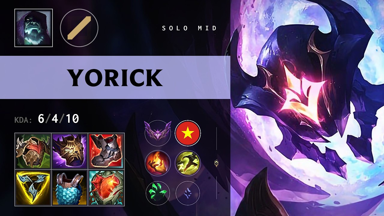Yorick Mid vs Akshan - VN Master Patch 26.15