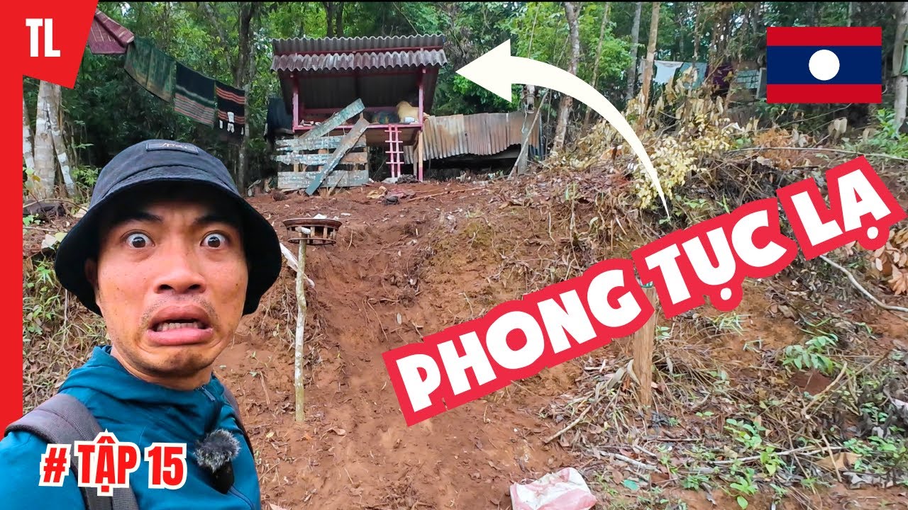 Phong tục mai táng độc lạ của người Lào | Phượt Nam Lào 15