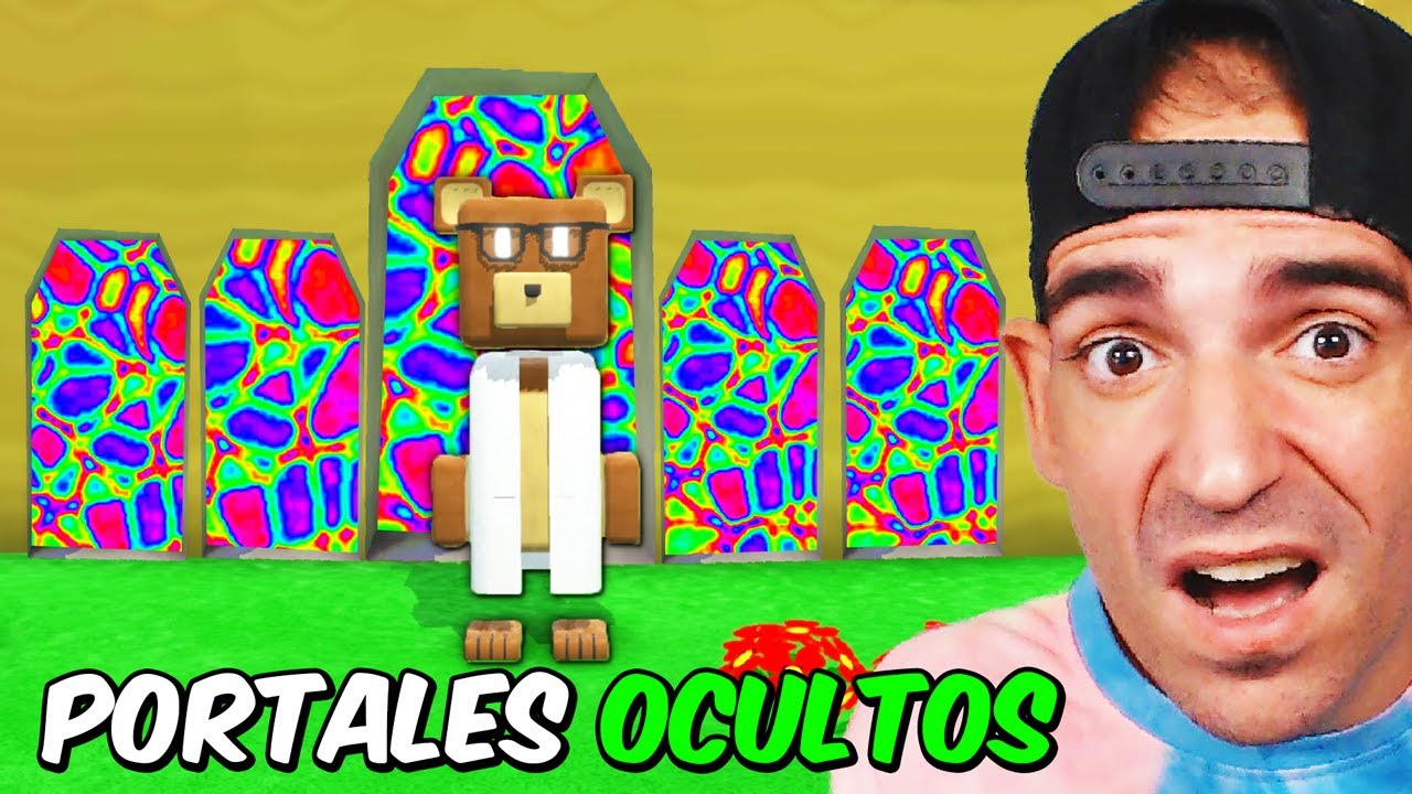 ENCONTRÉ 5 PORTALES SECRETOS del CIENTÍFICO en Super Bear Adventure!