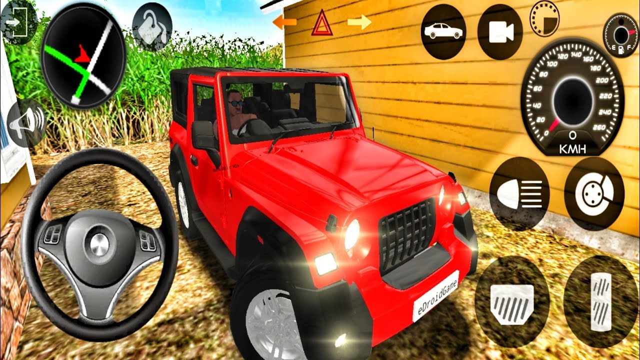 4x4 Mahindra Thar Driving Game - Indian Cars Simulator - Car Game Android Gameplay