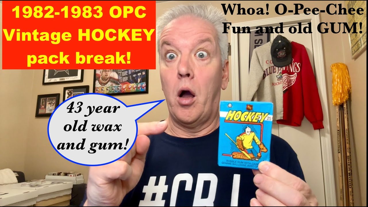 1982-83 OPC pack break! Vintage O-Pee-Chee FUN and GUM! #hockeycards #sportscards #opc