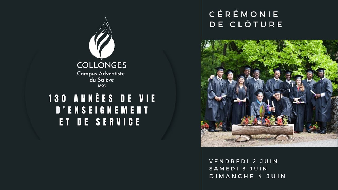Cérémonie de clôture et de remise des diplômes