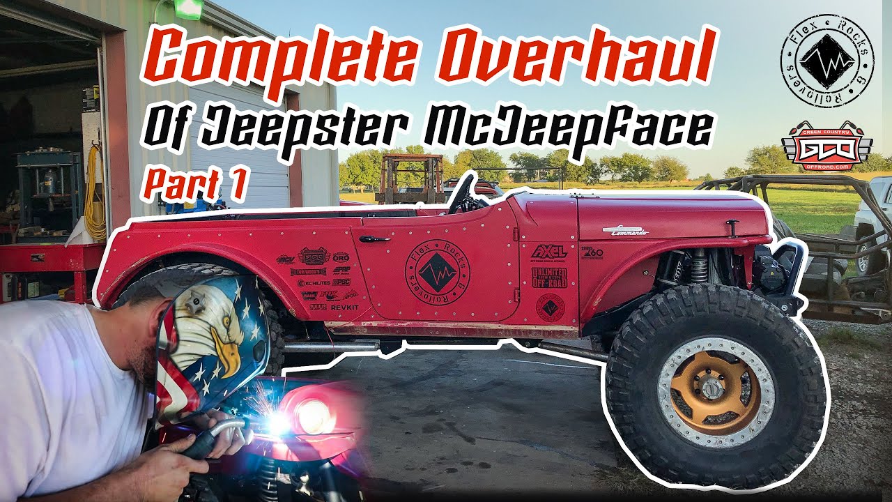 Jeepster McJeepFace Overhaul! 20 Days until Trail to Sema!