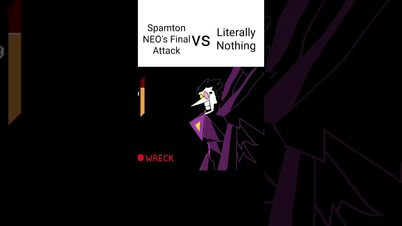 Spamton NEO vs Literally Nothing #deltarune #undertale #deltarunechapter2 #tobyfox #shorts #ut #sans