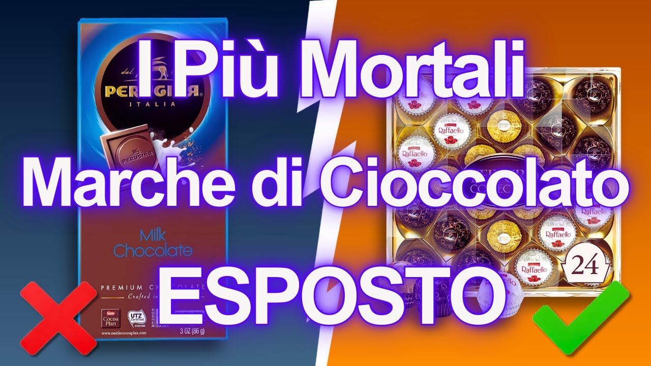 Evita questi 10 cioccolati AD OGNI COSTO ma 5 che valgono DAVVERO