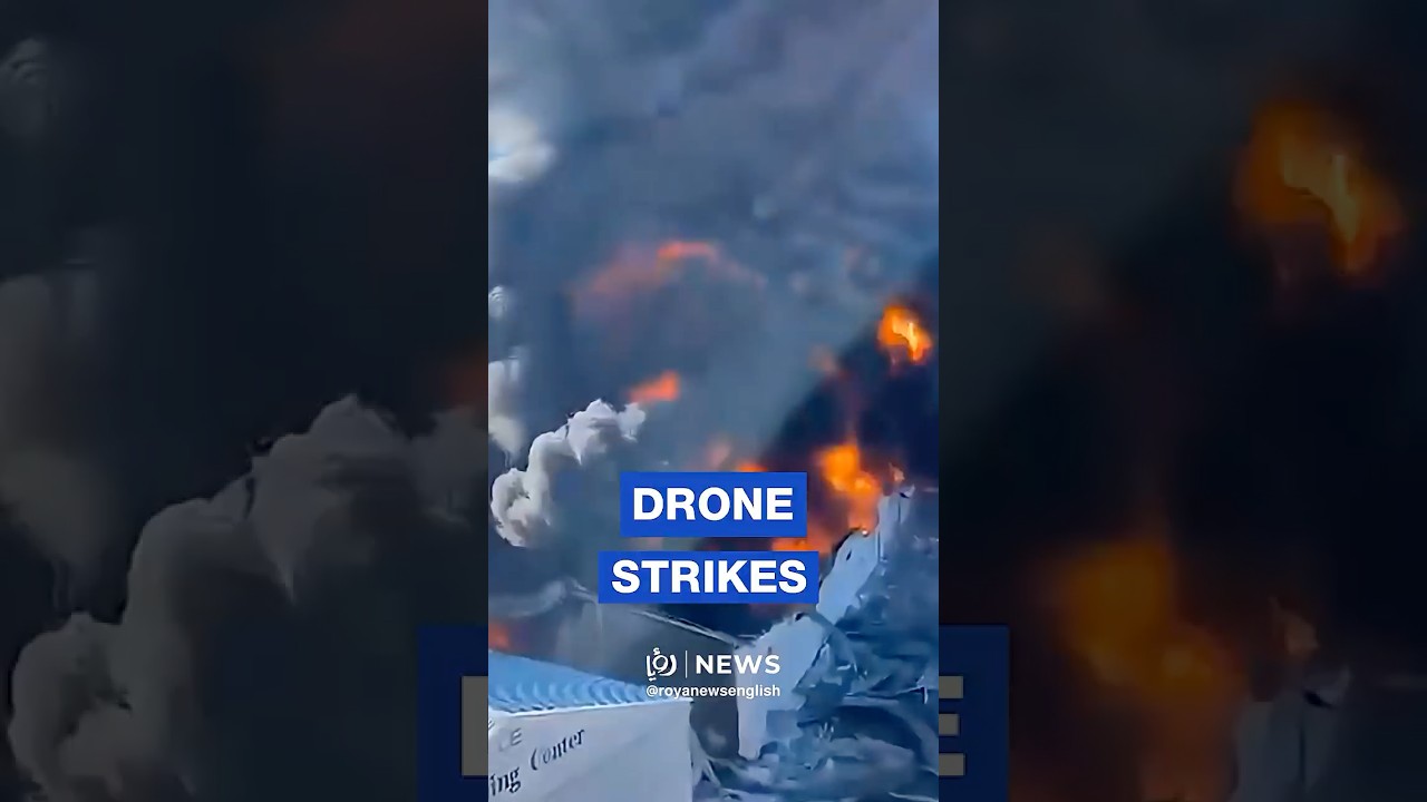 Drone strike hits oil storage facility in Erbil, Iraq, sparks fire