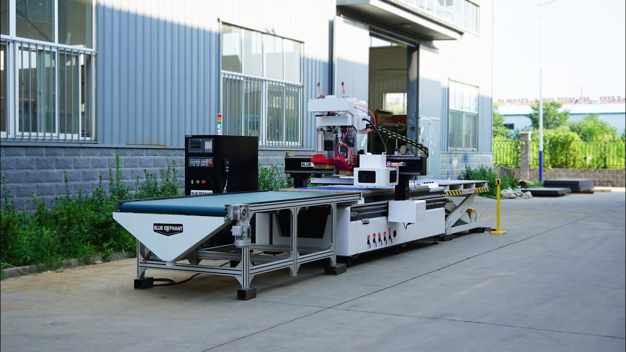 1325 ATC Nesting Machine with Auto Loading and Unloading and Drilling Head