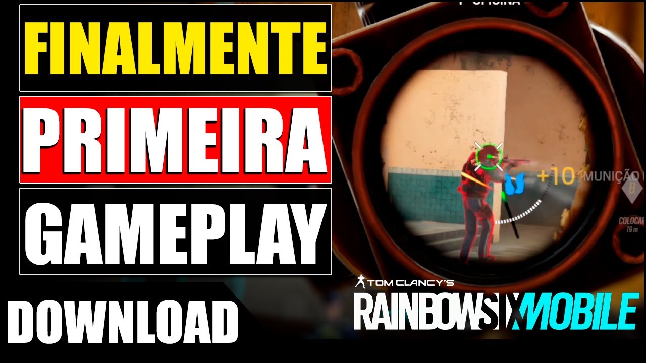 MINHA PRIMEIRA GAMEPLAY DE R6 MOBILE (CLOSED ALPHA) | POCO X3 PRO | COMO BAIXAR E JOGAR / DOWNLOAD