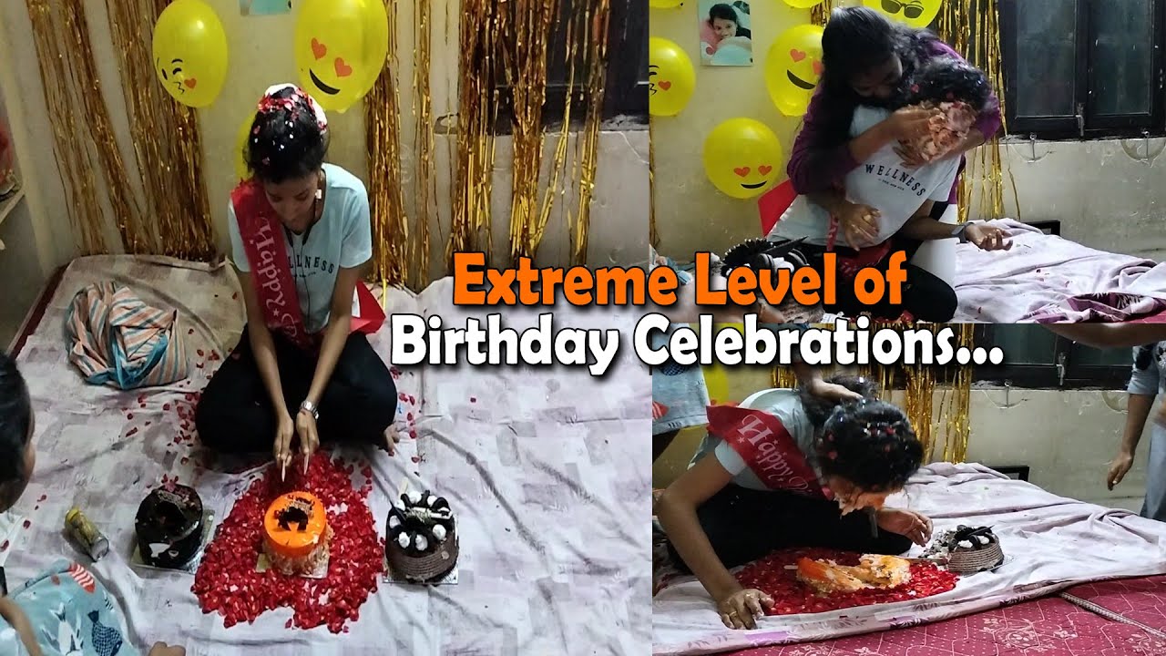 This is how Girls Celebrate Birthday in Hostel || Extreme Level Celebrations || Rachu Talks