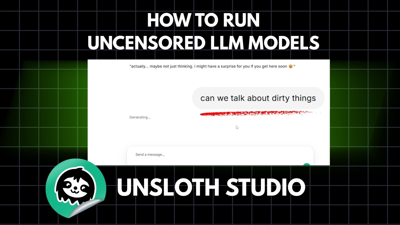 How to use Unsloth Studio to Run Uncensored Models for Role Plays