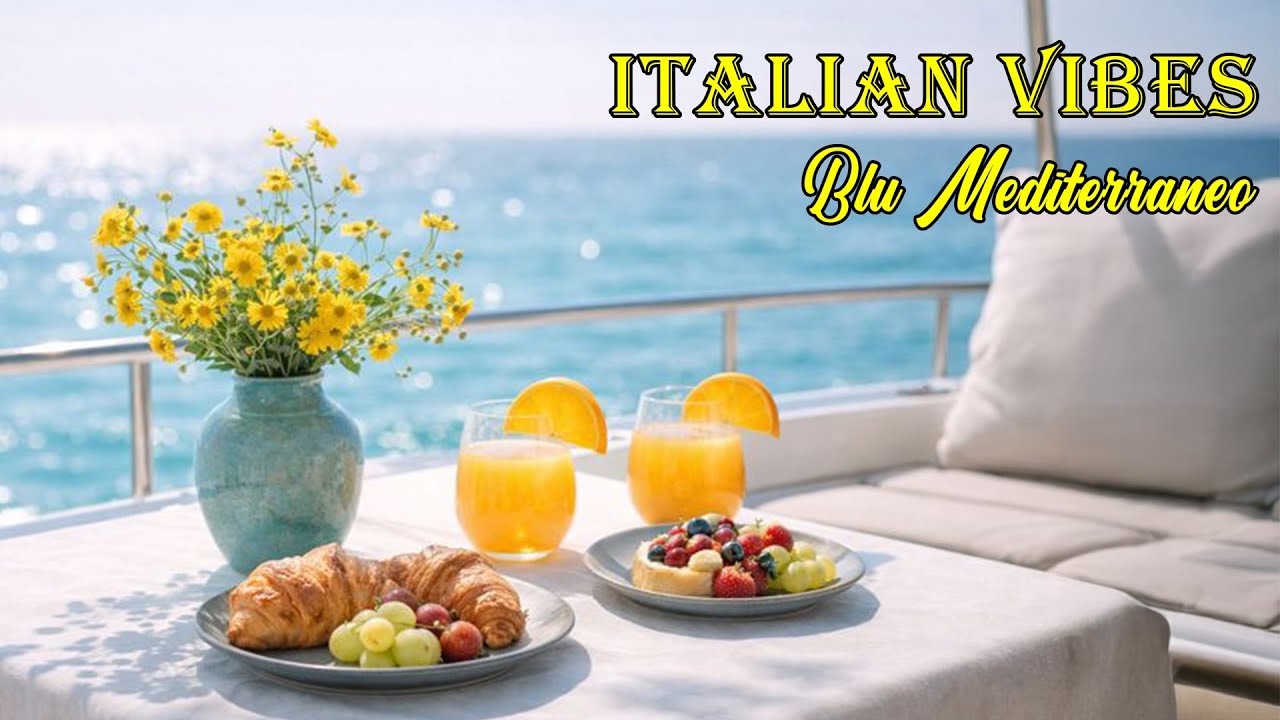 The Best 🇮🇹 Italian Music🎶 Italian Vibes 🎶 1+ Hour Scenic Amalfi Coast & Lake Como Relaxation 4K