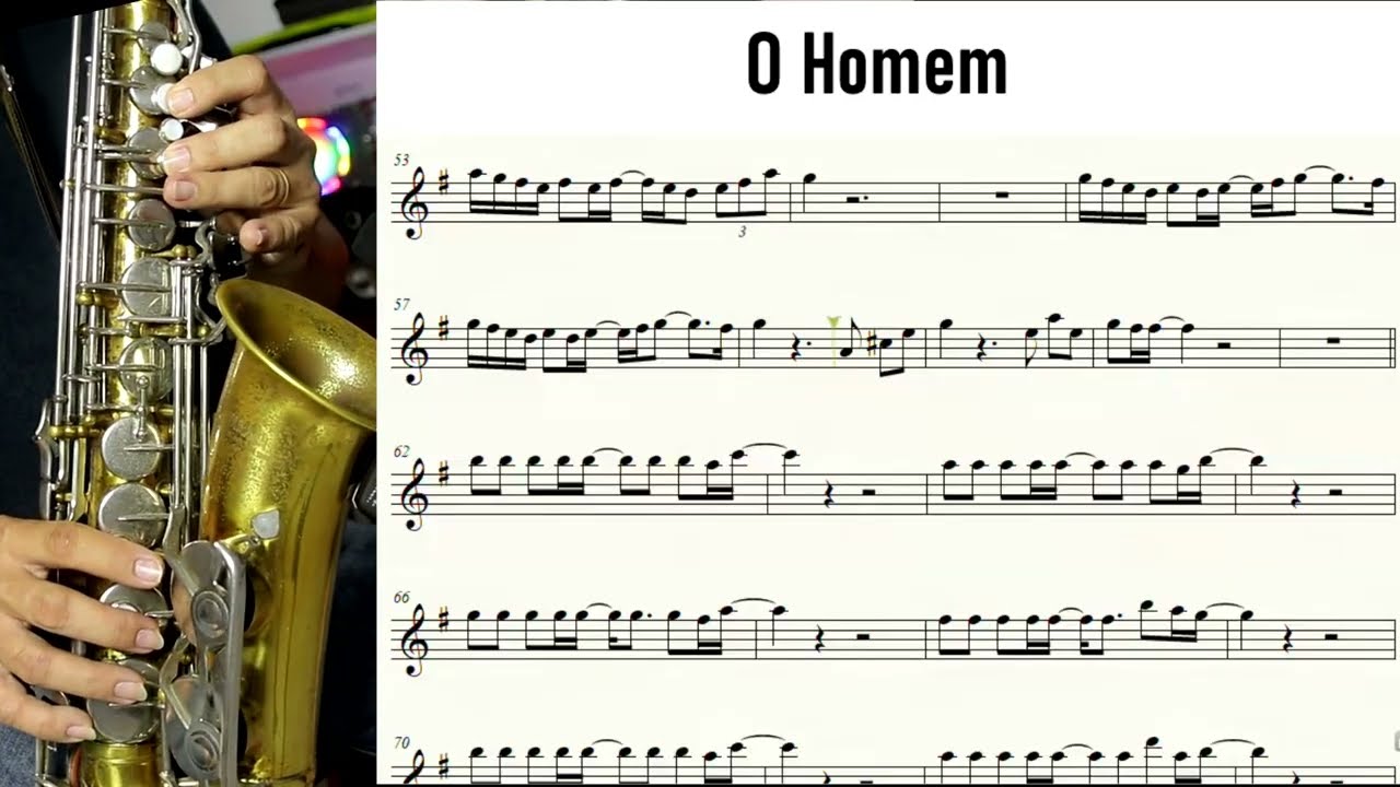 O Homem/Roberto Carlos - Partitura - Sax Alto