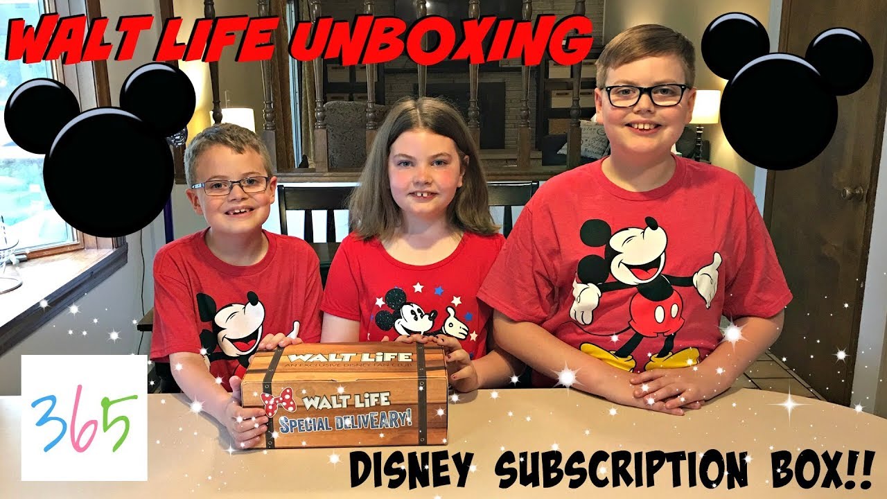 WALT LIFE UNBOXING! | DISNEY FAN Subscription Box! | KIDS LIFE 365