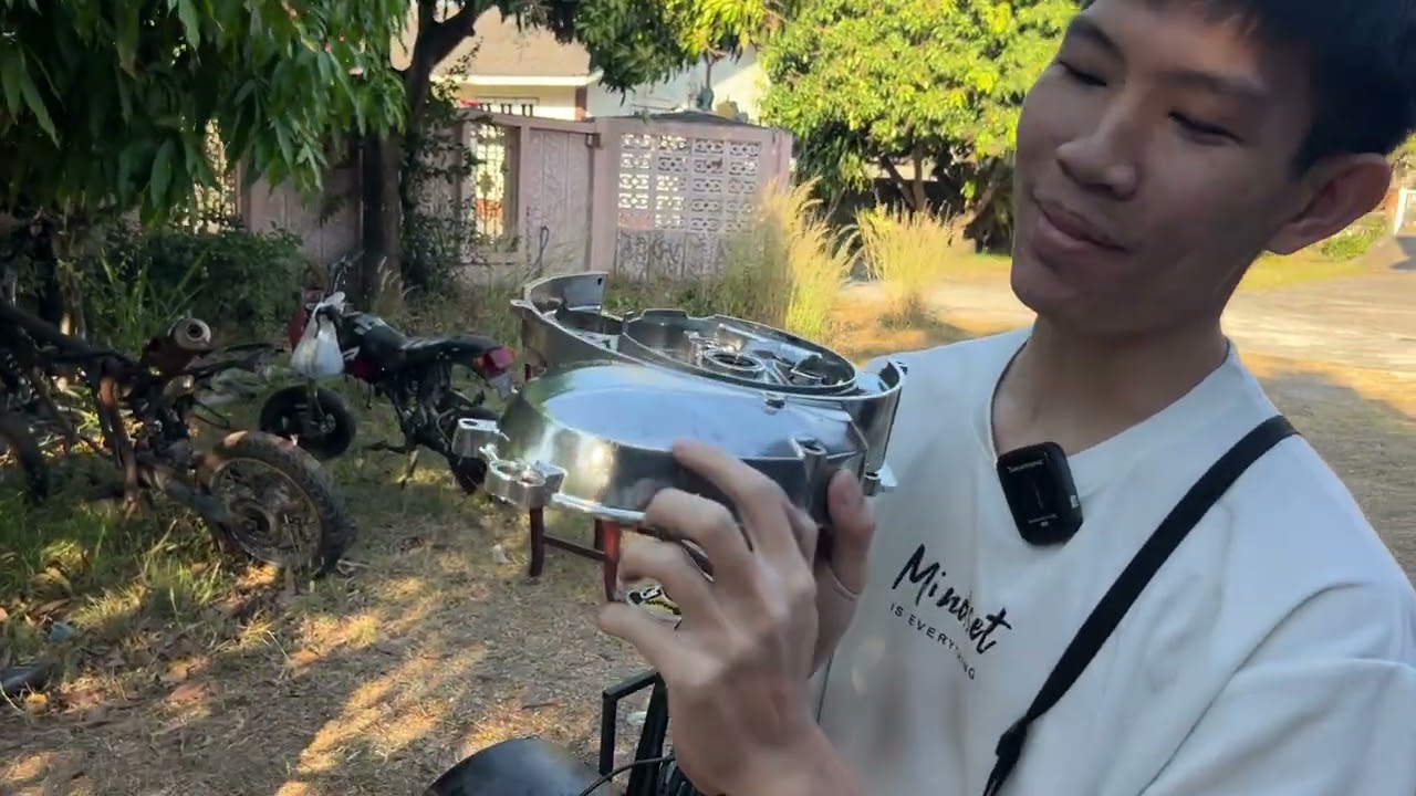 เขย่าเคร้ง vaspa ฝาเสื้อสูบ เสือสูบ โลหะทุกชนิดเขย่าได้ สวยๆเลย เงาแว๊ป  #vaspa #เขย่าเงา #แคร้ง 