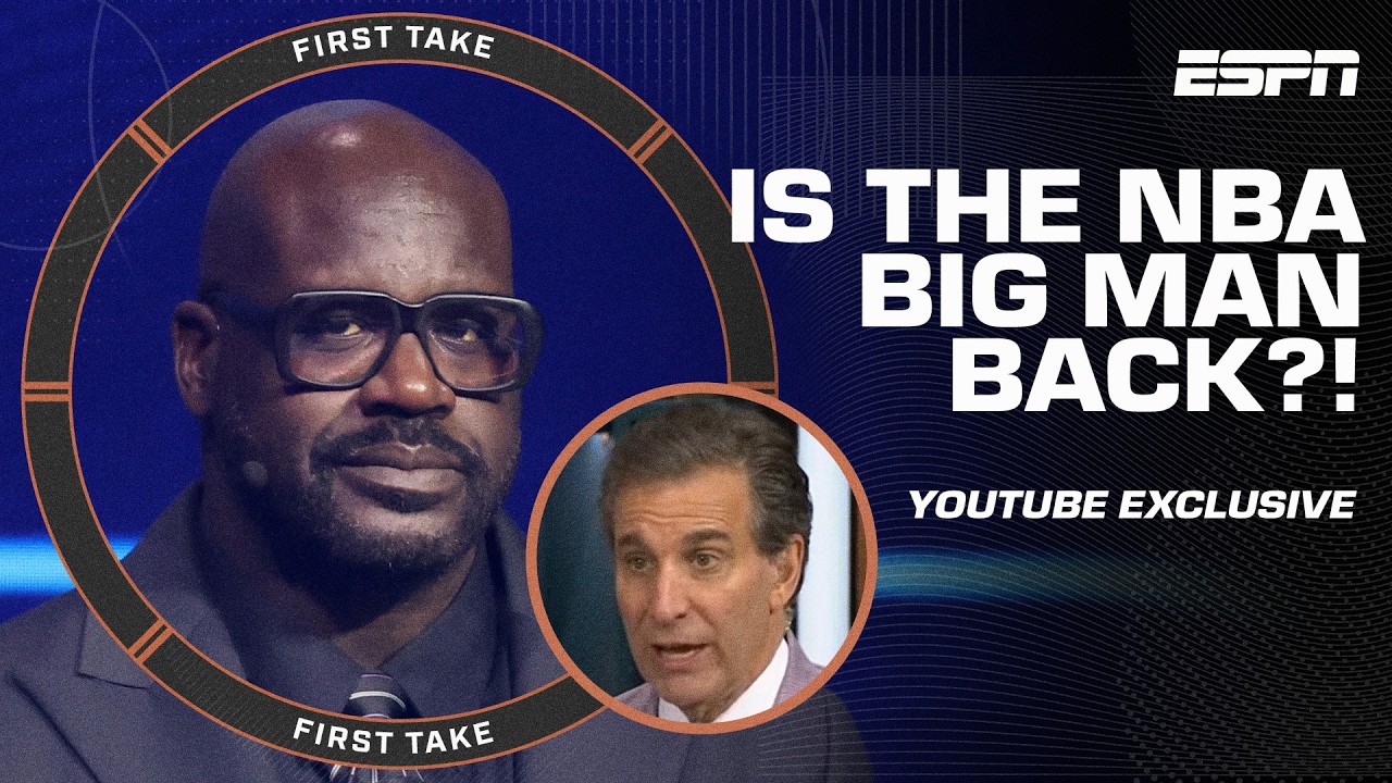 Does Mad Dog agree with Shaq saying the NBA big man ISN'T BACK?! 🤨 | First Take YouTube Exclusive