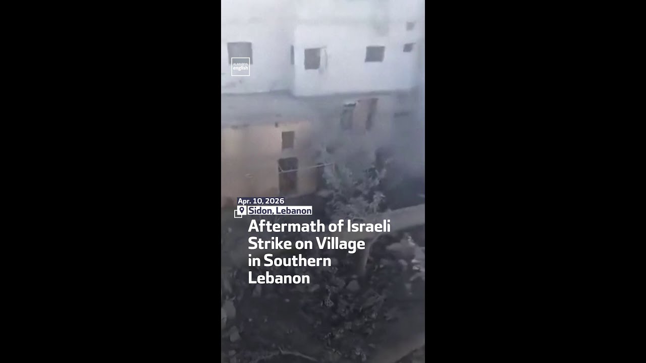 Aftermath of Israeli Strike on Village in Southern Lebanon