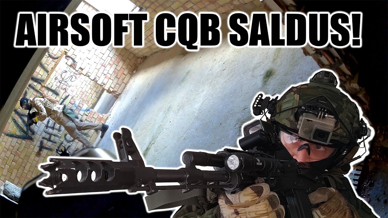 Airsoft CQB game in Saldus - Latvia!