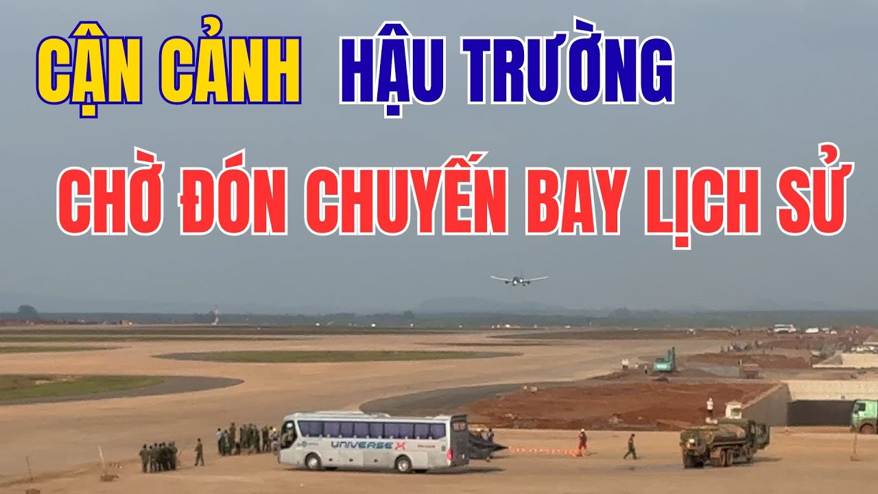 Cận cảnh hậu trường chuẩn bị đón chuyến bay đầu tiên tại Sân bay Long Thành!