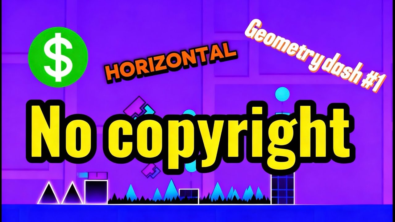 Geometry Dash Horizontal Gameplay &ndash; No Copyright 4K