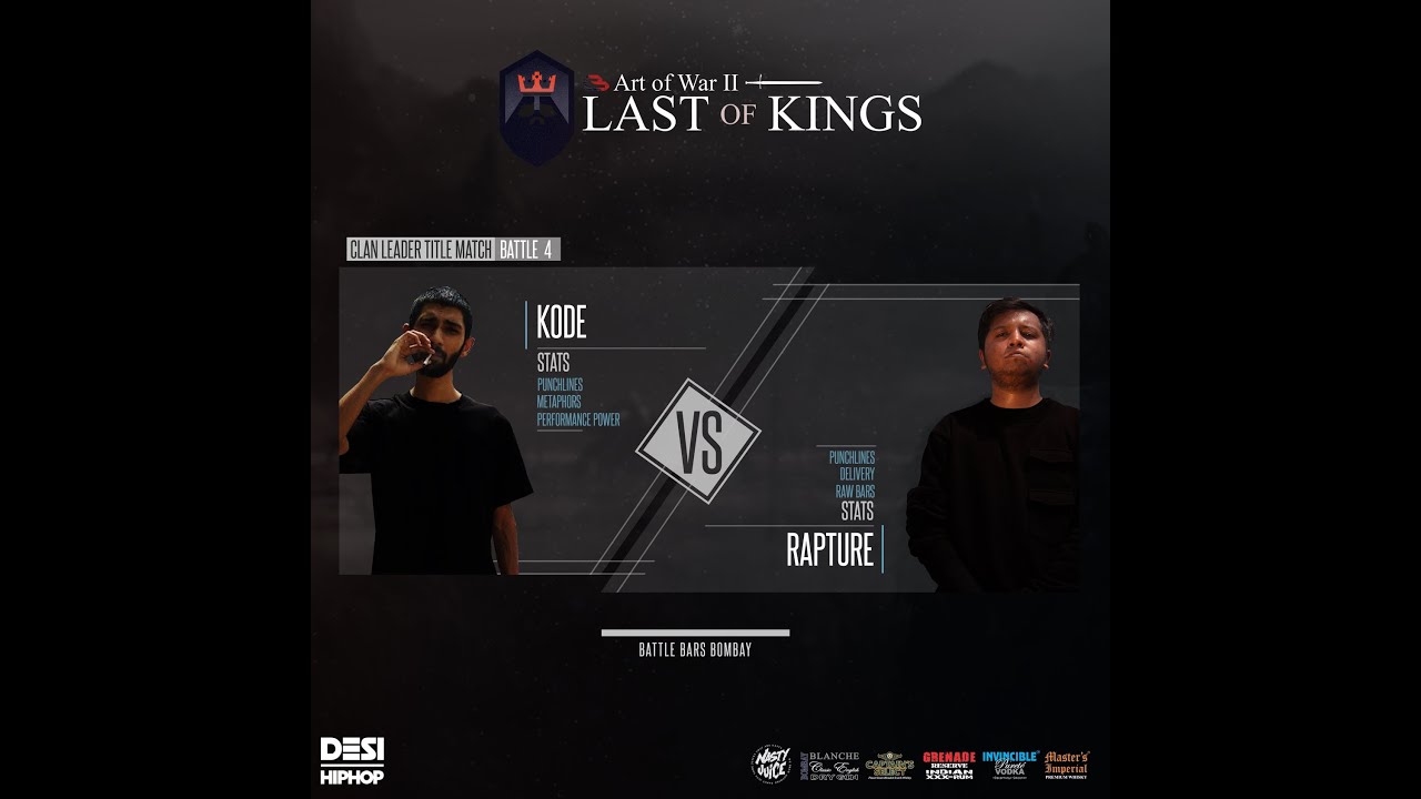 Kode VS Rapture | Rap Battle | B3 India | Desi Hip-hop