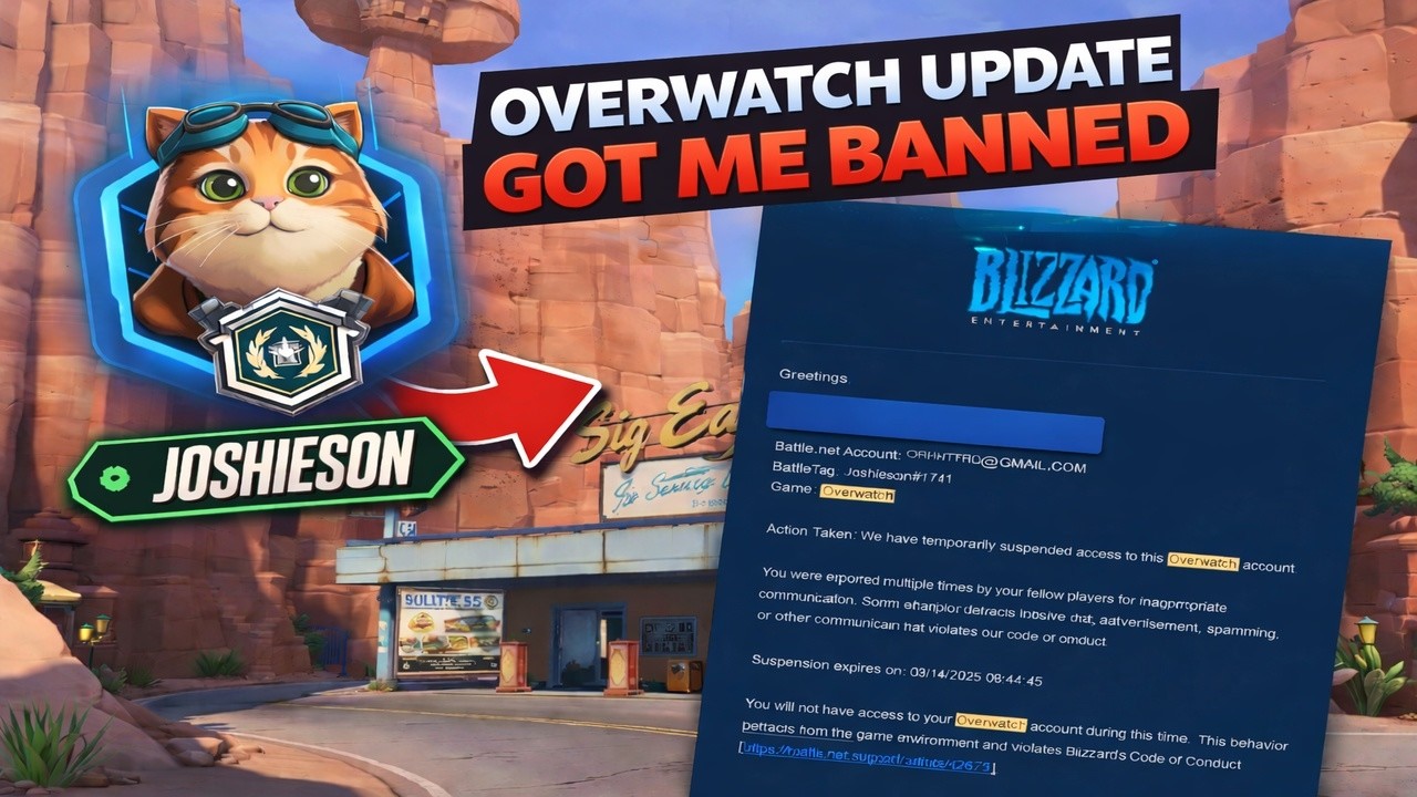 The New Overwatch Update Actually Got Me Banned....