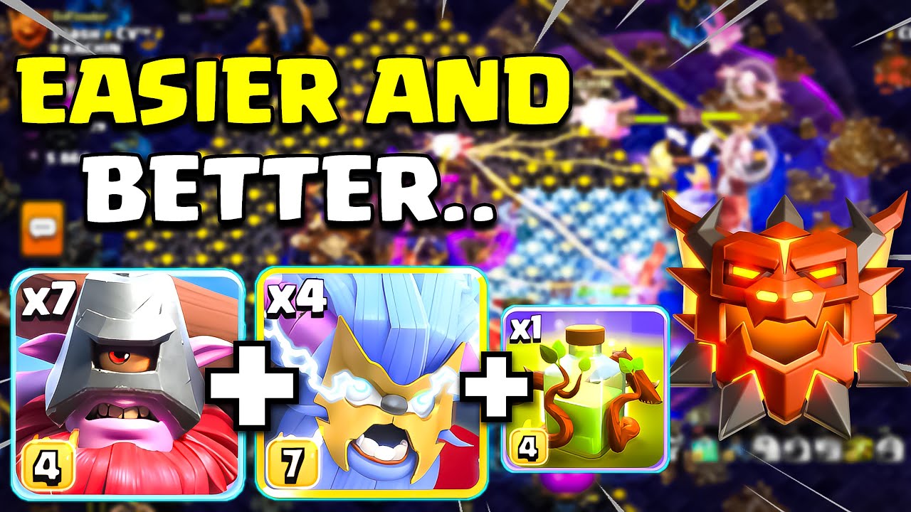 NEW RANK BATTLE Attack Strategy 🏆 - THROWER + SUPER YETI TH18 Attack Strategy Clash of Clans
