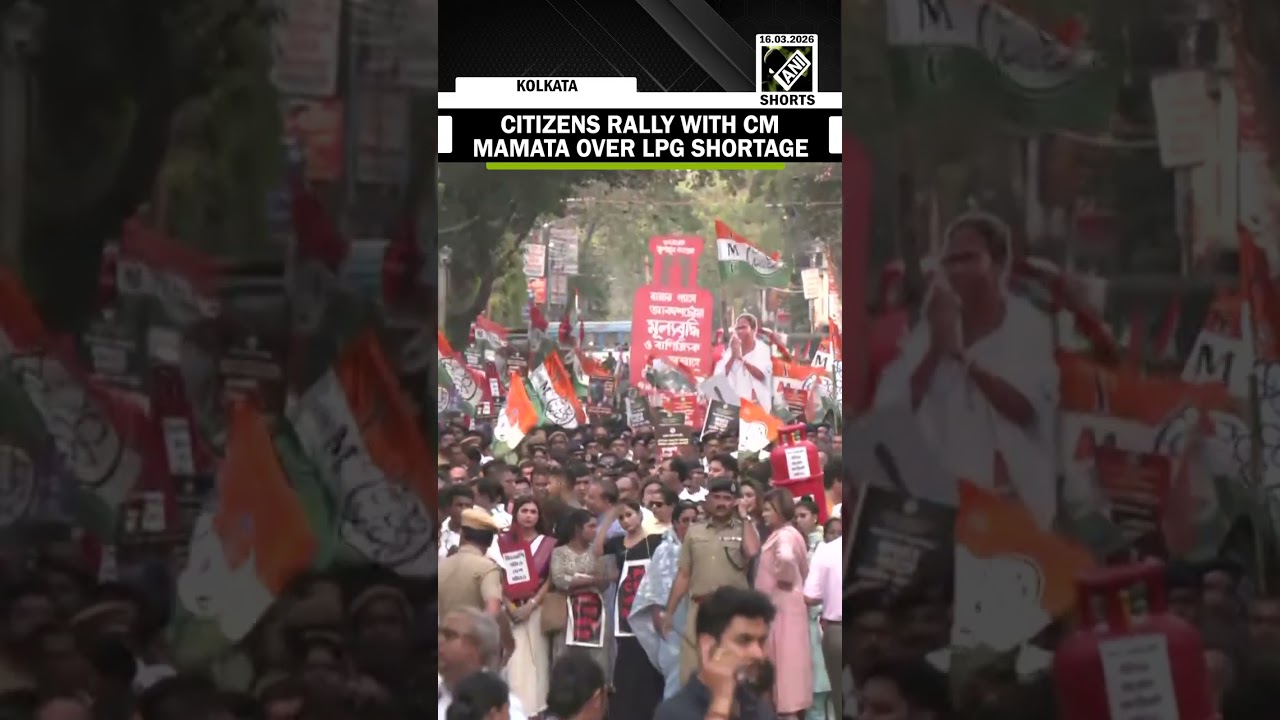 Gas cylinder shortage sparks protest rally in West Bengal led by CM Mamata Banerjee and leaders