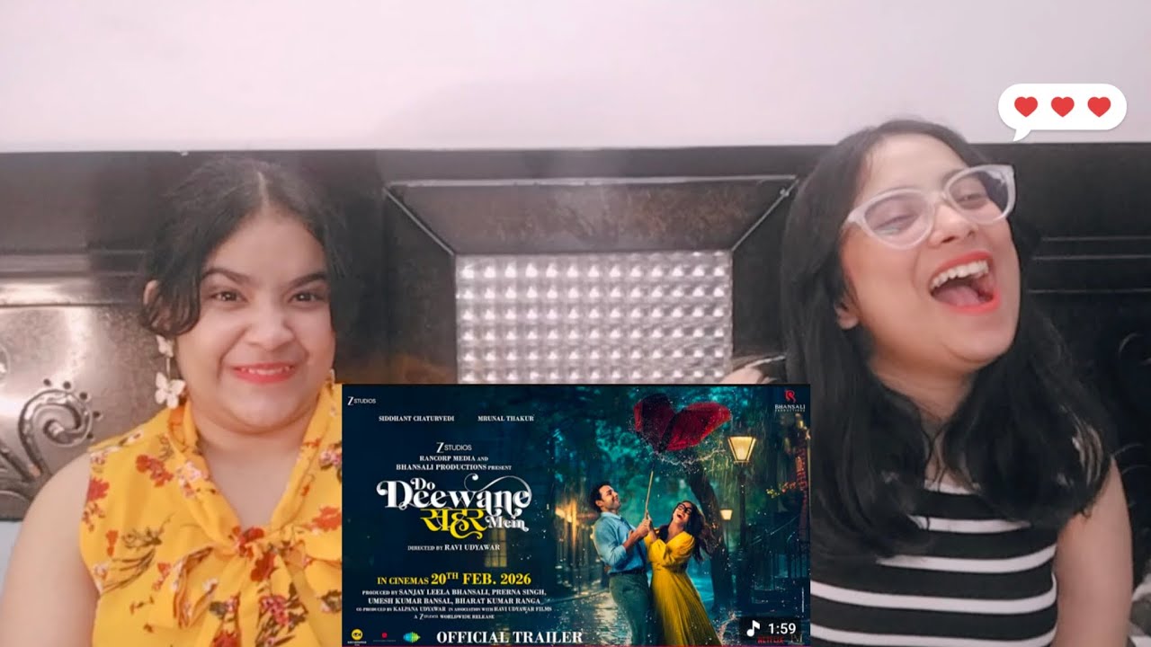 First time reacting to Do Deewane Seher Mein | Official Trailer| Siddhant C | Mrunal T | 