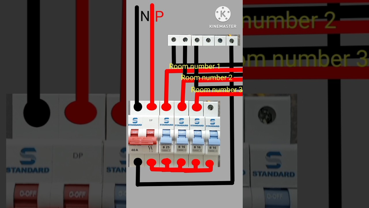 6 Way BMC box connection diagram/ MCB box connection kaise karen