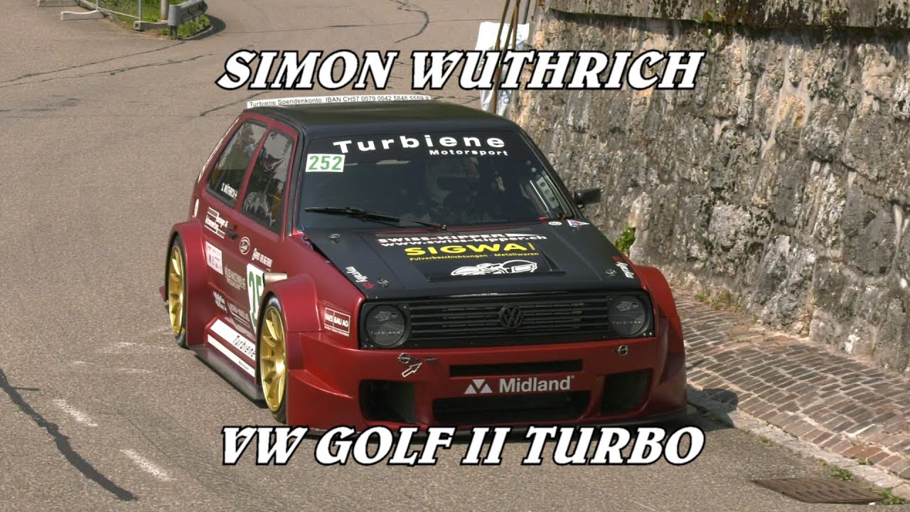 COURSE DE COTE ST.URSANNE - LES RANGIERS 2025 | SIMON WUTHRICH | VW GOLF II TURBO | BY BELLUNOVIDEO