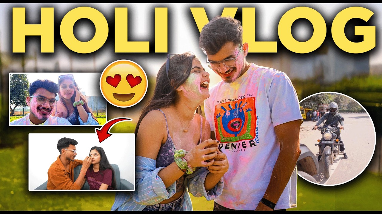 Cute Girl Ke Sath Holi 😍 | I Took Her Makeup Challenge🔥