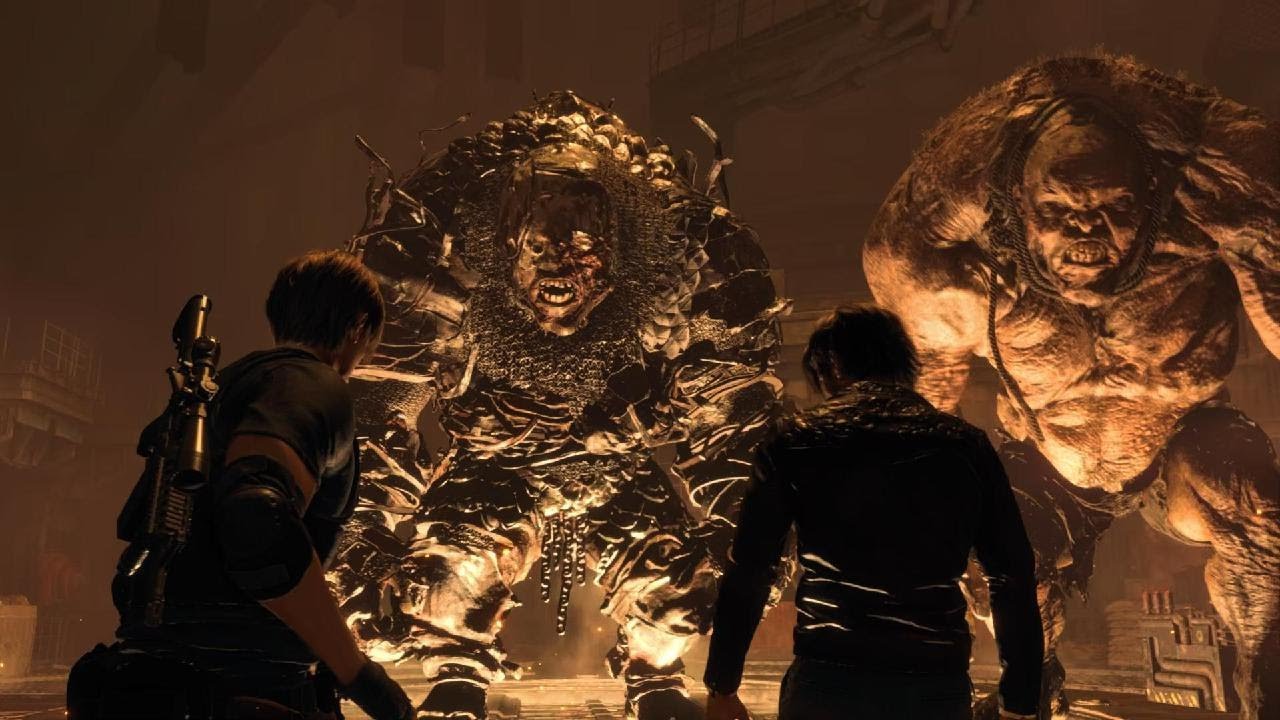 Resident Evil 4 Remake Double Troll boss fight