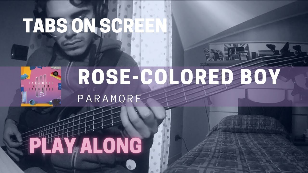 Paramore - Rose-Colored Boy (Bass cover & TABS)