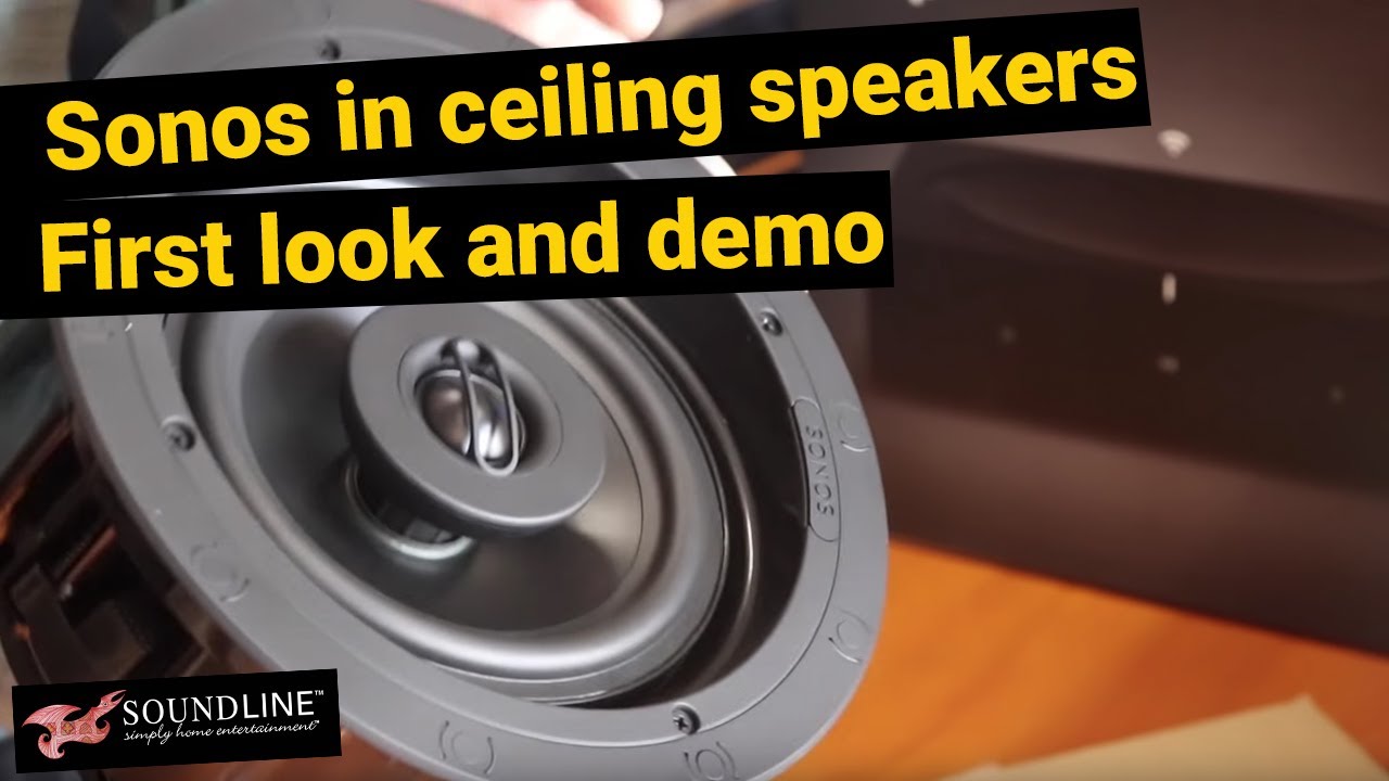 Sonos In Ceiling Speakers FIRST LOOK & DEMO!