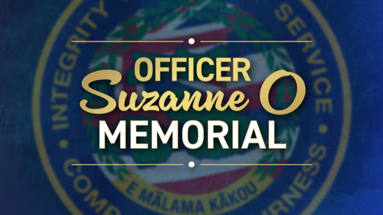 LIVE: Memorial service honors fallen Maui police officer