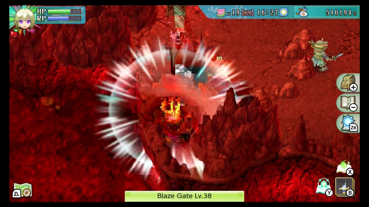 Rune Factory 4 Special Walkthrough (32) - Delirium Lava Ruins 2