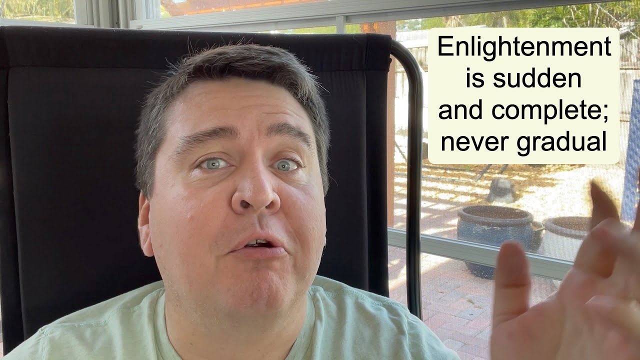 Enlightenment is sudden and complete, never gradual || #enlightenment #awakening #spiritualawakening
