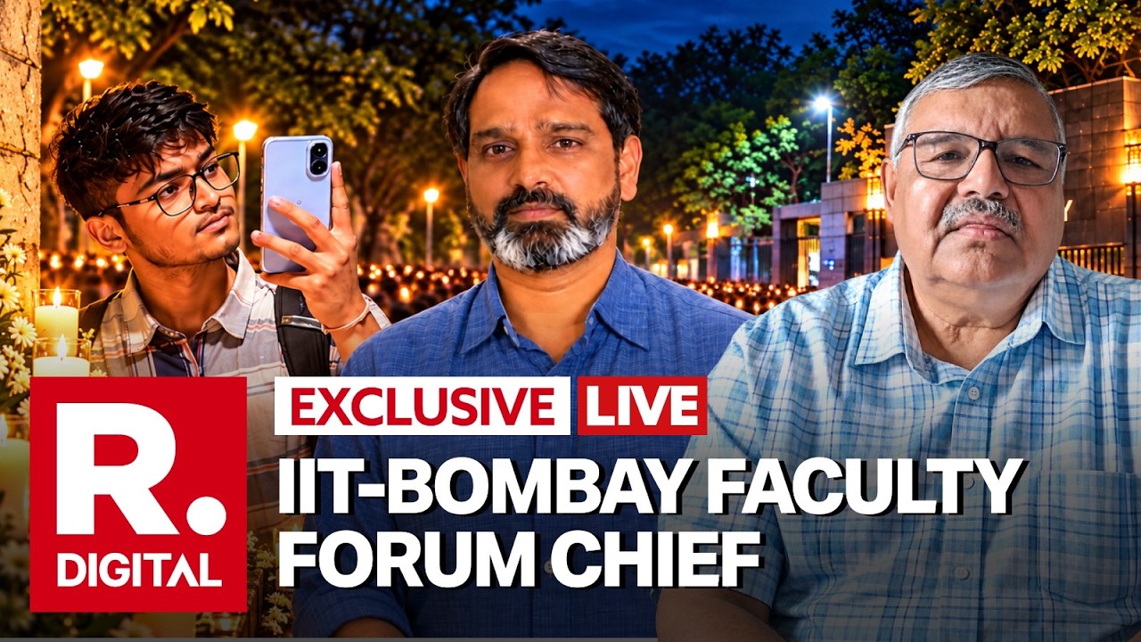 IIT-Bombay Suicide Case: Faculty Forum President's Big Exclusive | Republic LIVE
