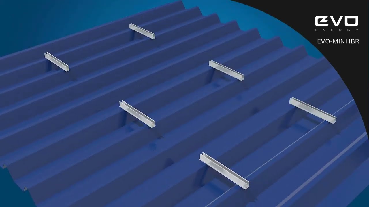 EVO-IBR 45mm Mini Rail for Commercial Solar Installations | EVO Energy