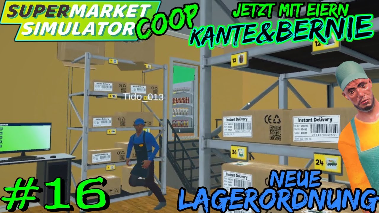 Neue Lagerordnung | Supermarket Simulator COOP #16 [Gameplay German Deutsch]