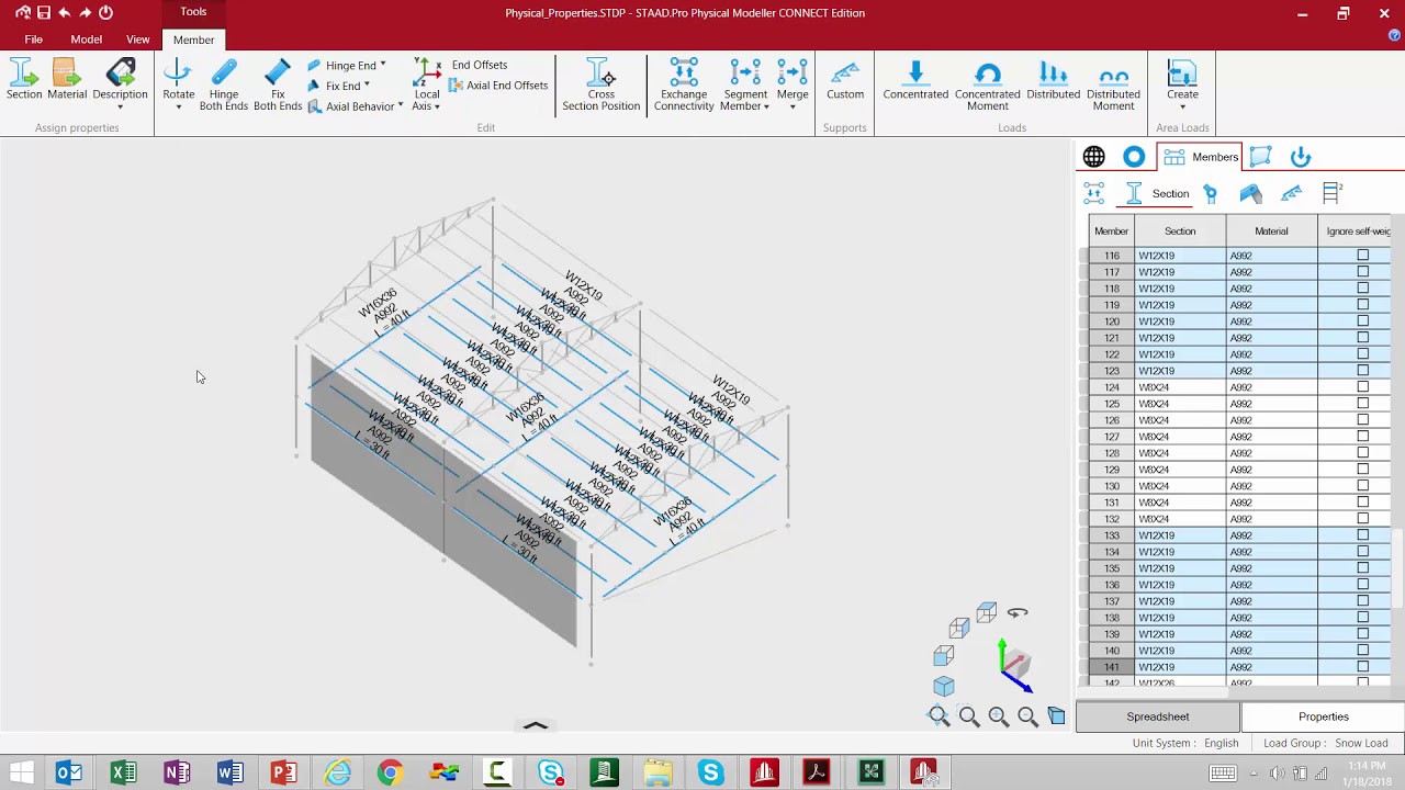 Introduction to the STAAD.Pro Physical Modeler in STAAD.Pro CONNECT Edition