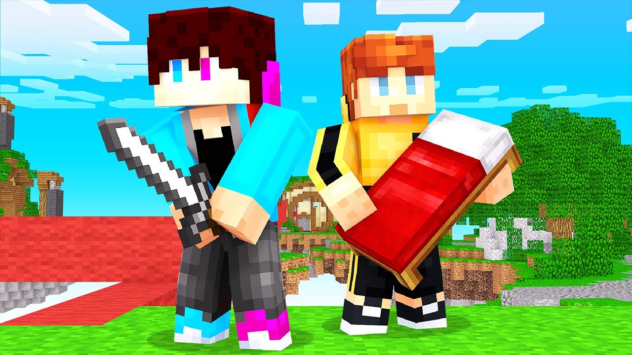 Ik Speel BEDWARS Met Een KIJKER! (Minecraft)