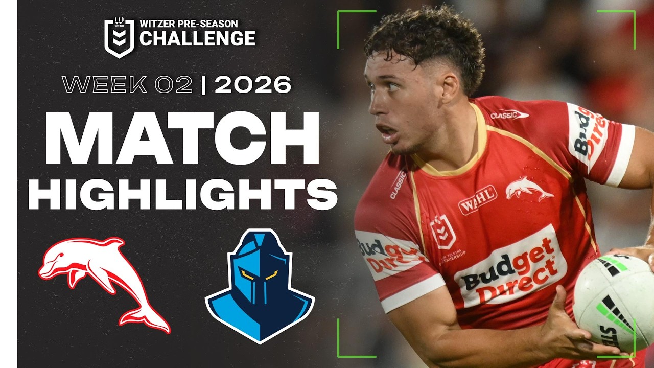 2026 Witzer Pre-season Challenge | Dolphins v Titans | Match Highlights | Week 2