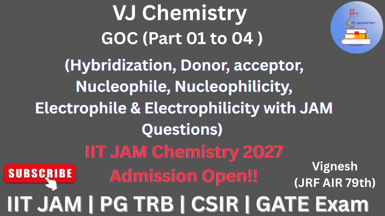 General Organic Chemistry (Part 01 to 04) - IIT JAM | PG TRB | CSIR |GATE