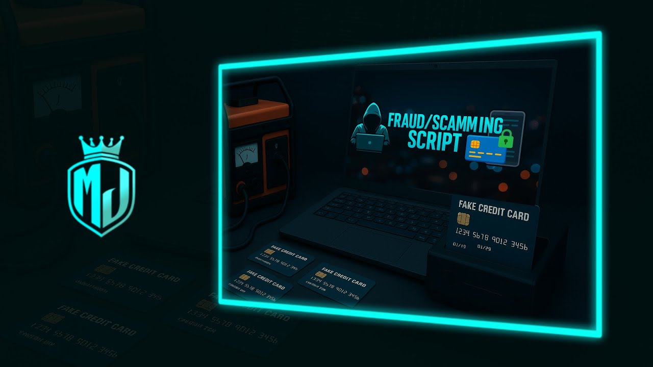 [FREE] Fraud Scamming 💳 System | ESX / QBCore / QBox | Minigames, Dispatch Alerts | MJ DEVELOPMENT