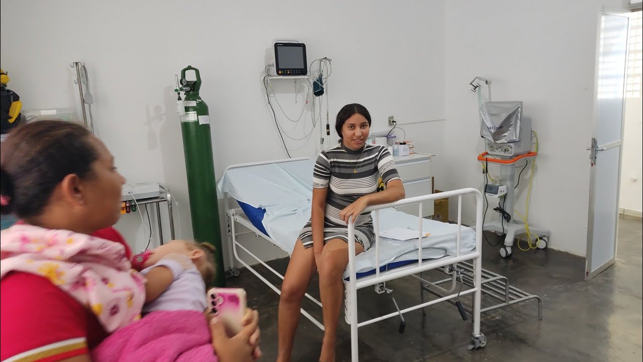 Família três riacho foi toda se consultar no hospital 🙏🙏
